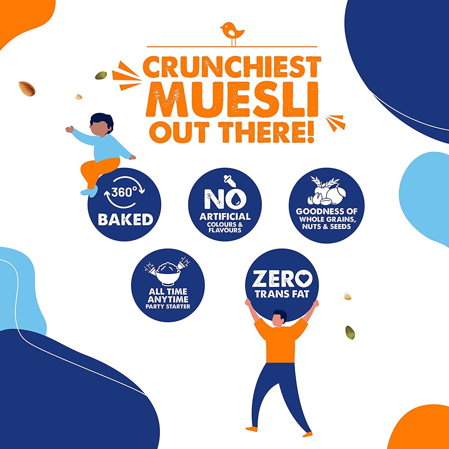 3-in-1 Combo Pack | Fruity-Nutty Healthy Muesli