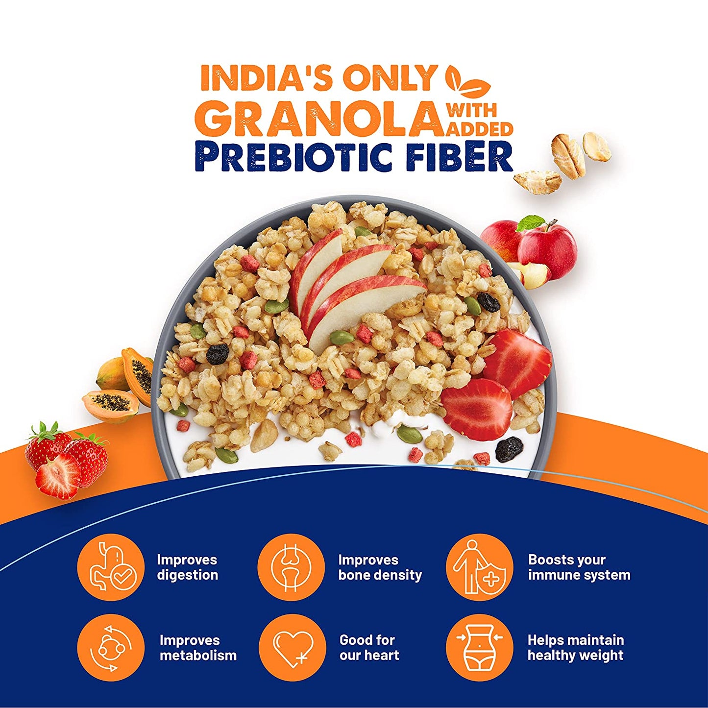 FREE MIXED FRUIT Granola | Oat-rich