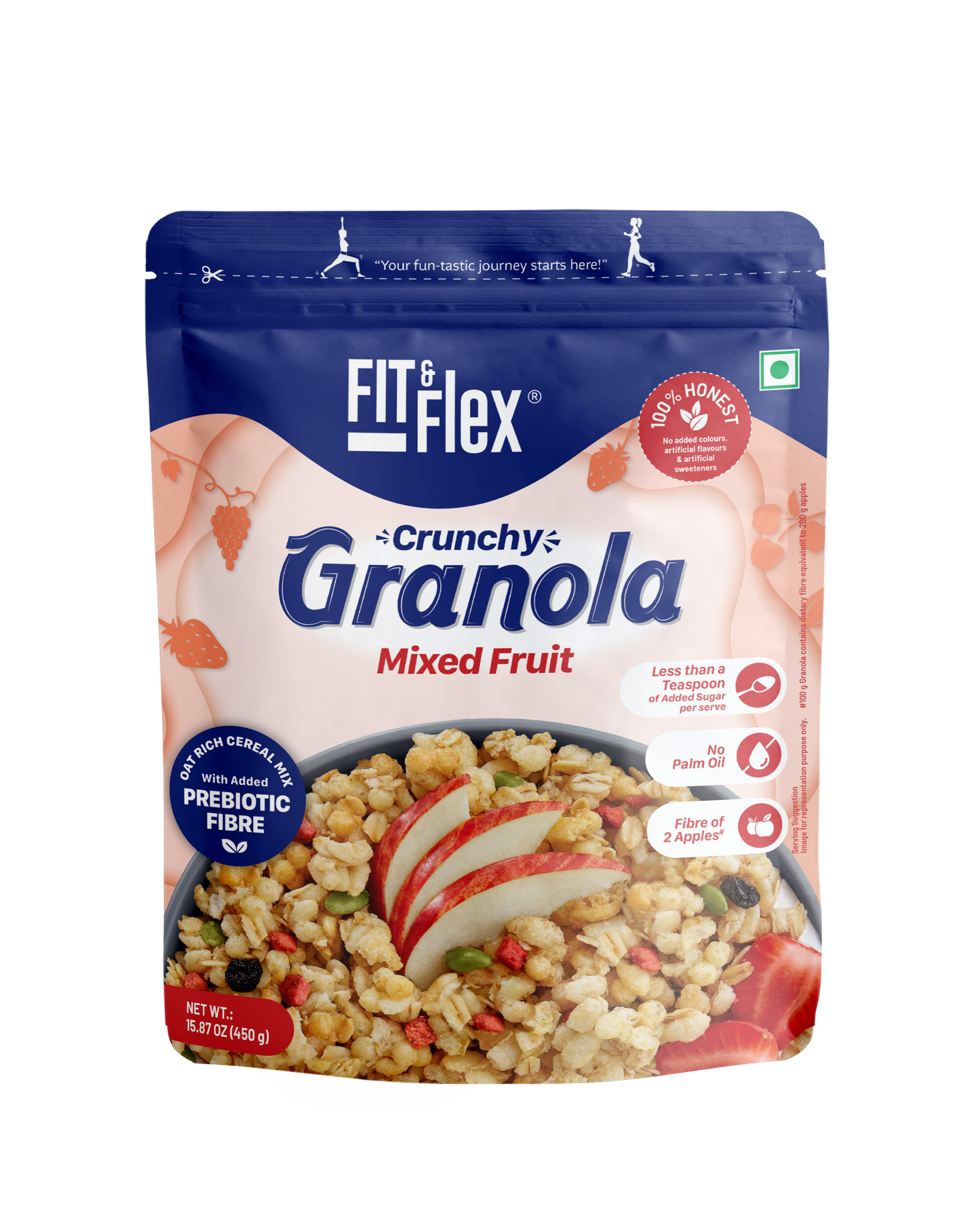 Mixed Fruit Crunchy Granola