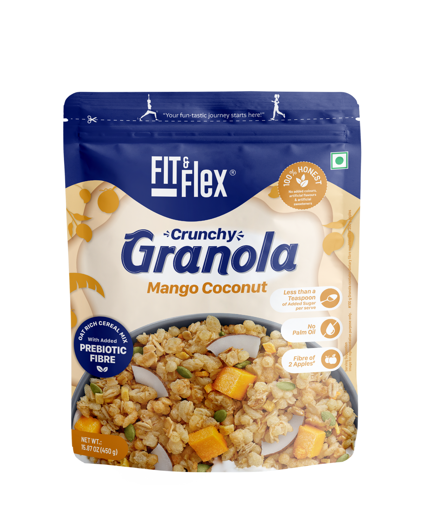 Mango Coconut Crunchy Granola