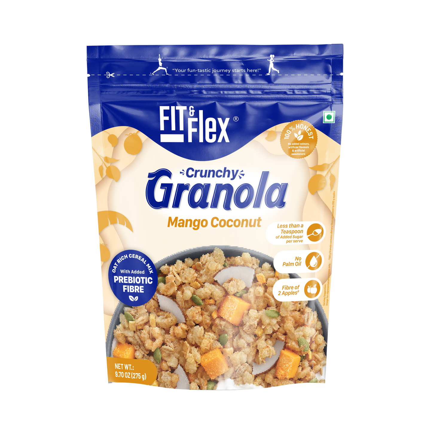 Mango Coconut Crunchy Granola