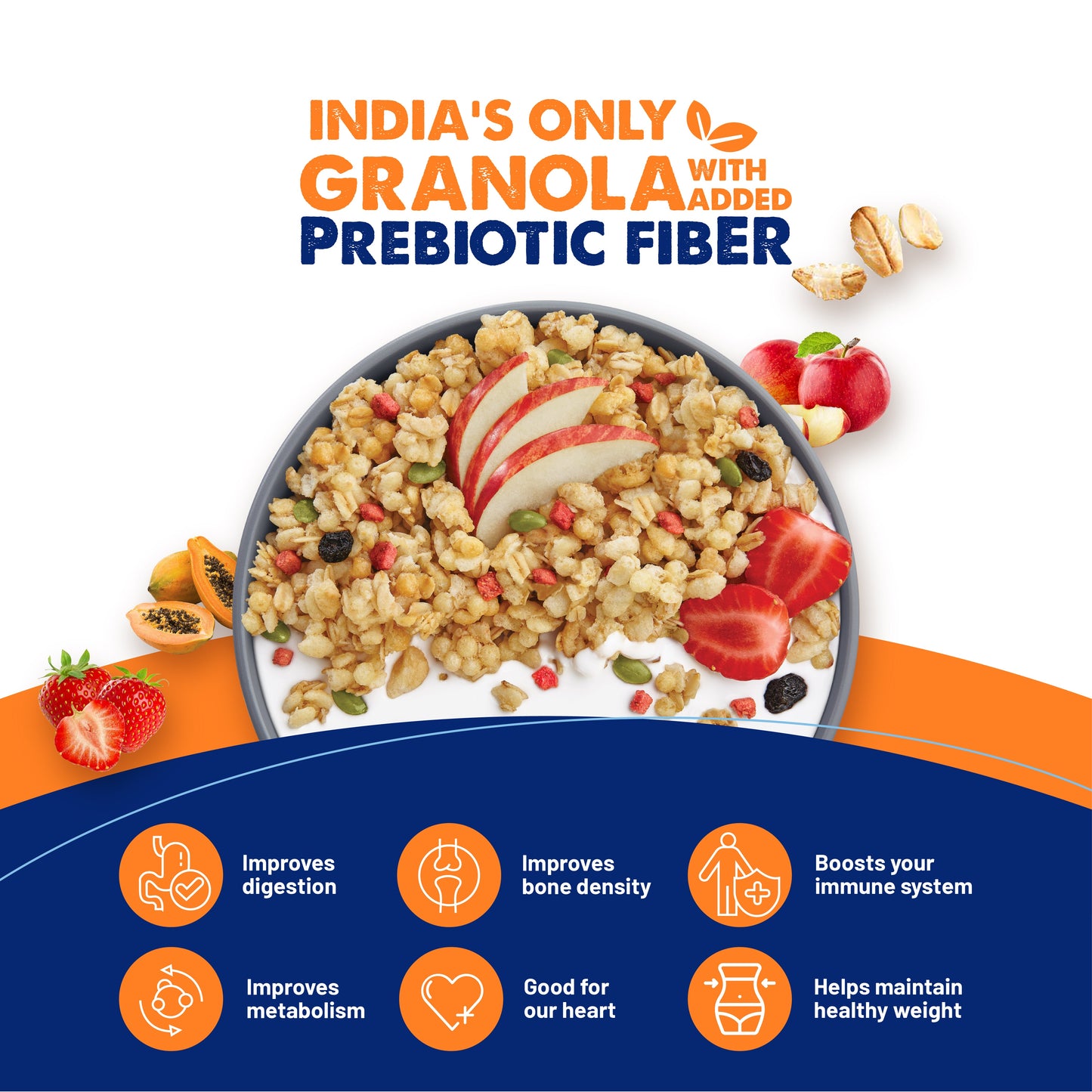 FREE MIXED FRUIT Granola | Oat-rich