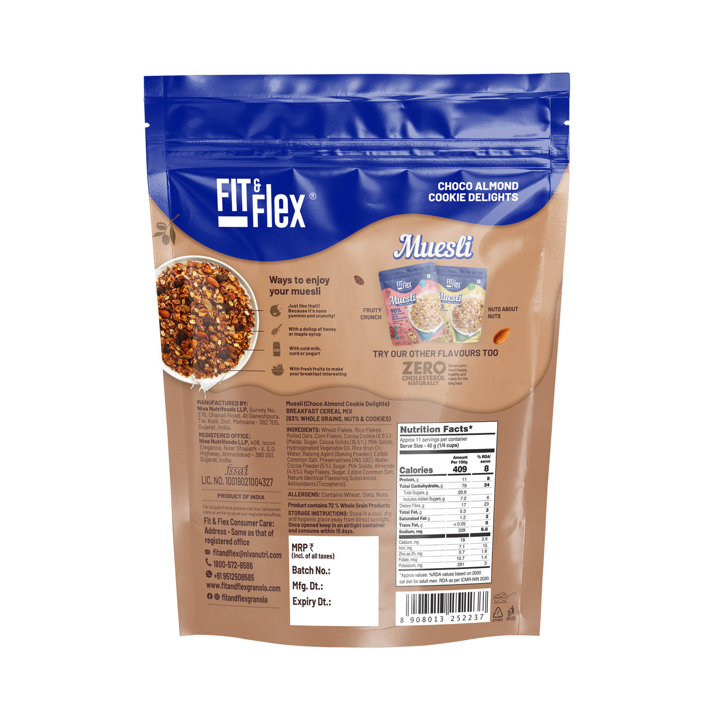 3-in-1 Combo Pack | Fruity-Nutty Healthy Muesli