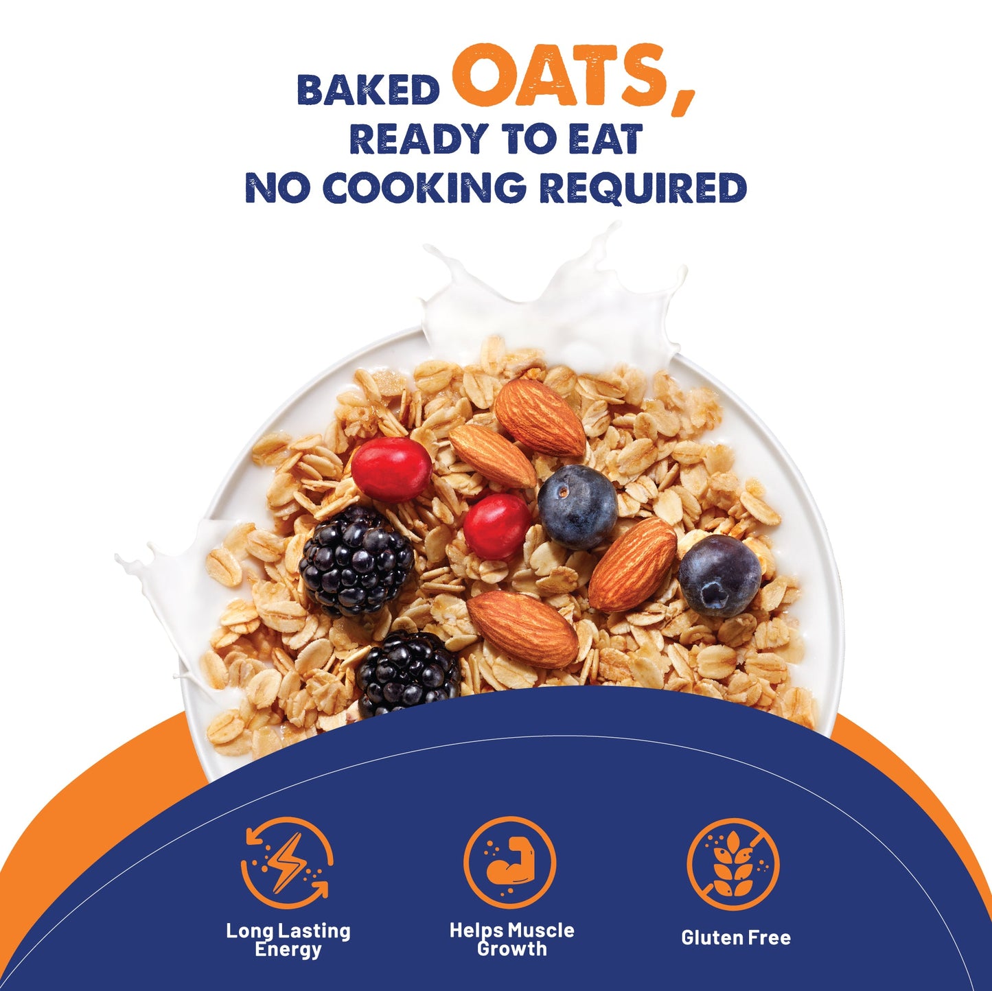 Power Oats Combo Pack | Peanut Butter Chocolate & Honey Flavor | No Cooking Required - Ready To Eat | 0 Added Sugar