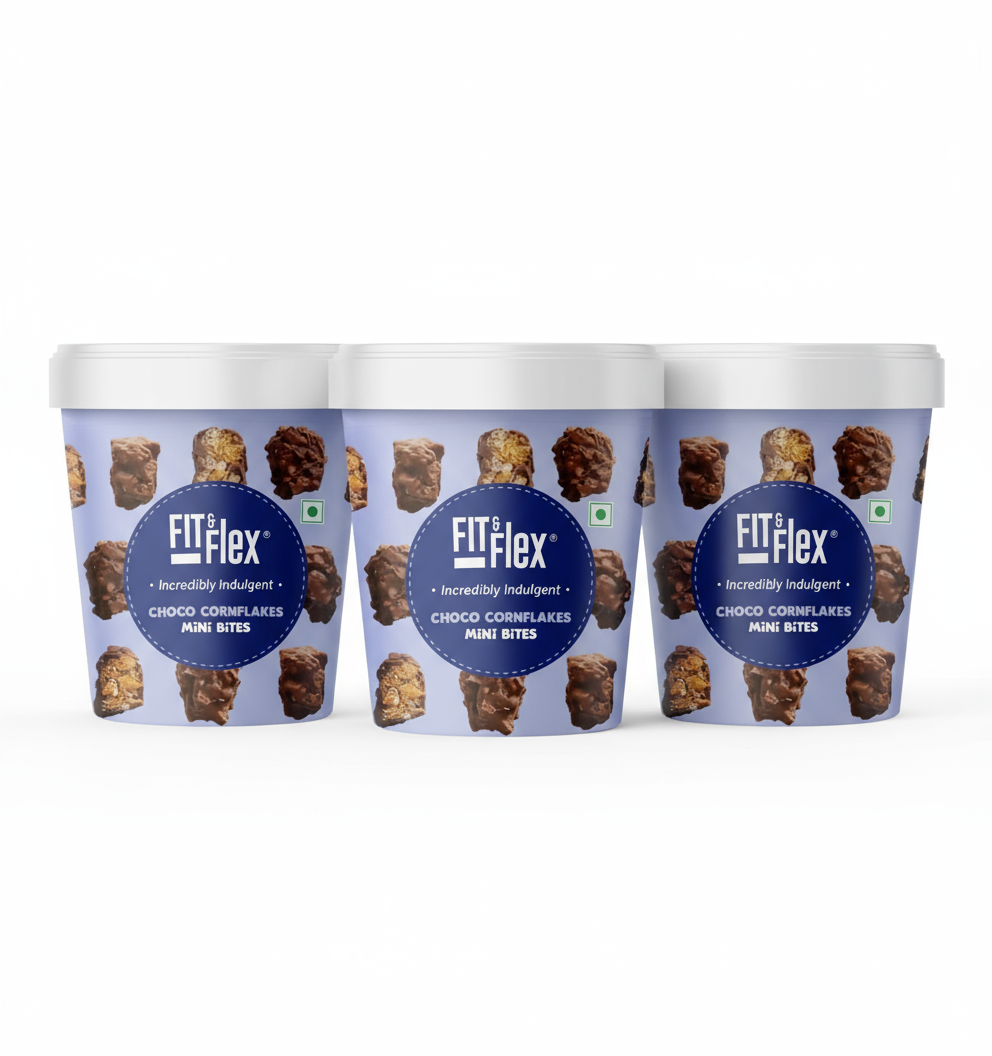 Choco Cornflakes Mini Bites (Pack of 3 - 70g each)