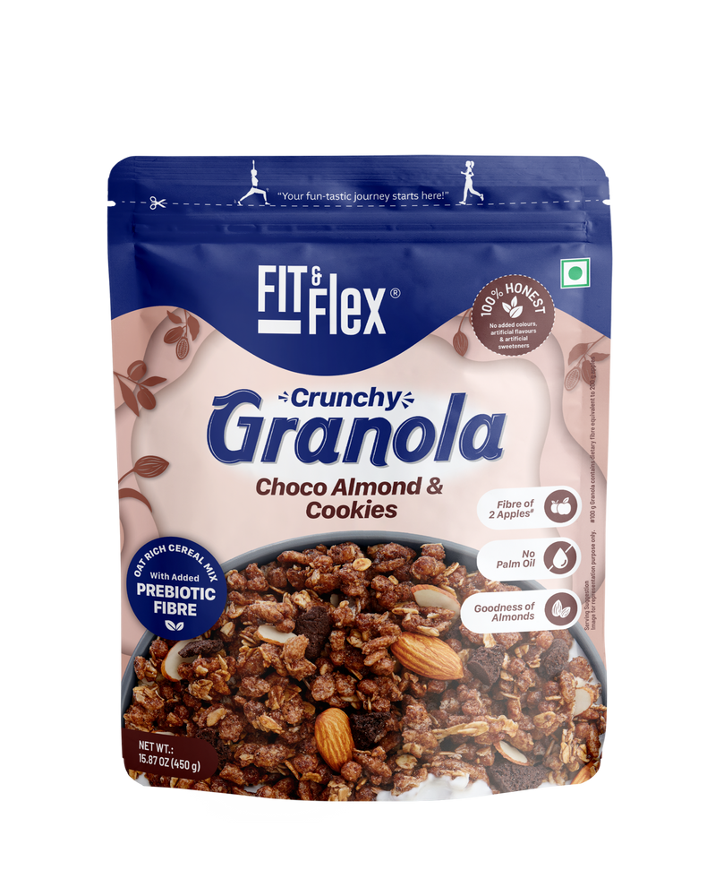 
                  
                    Choco Almond & Cookie Crunchy Granola
                  
                