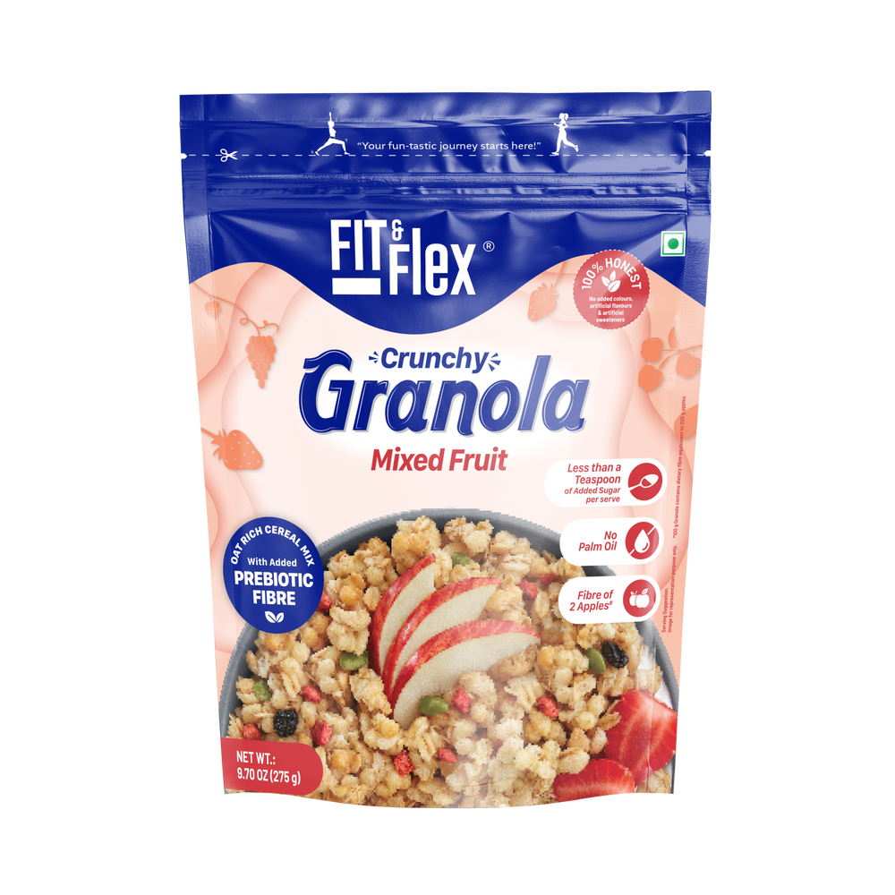 Mixed Fruit Crunchy Granola