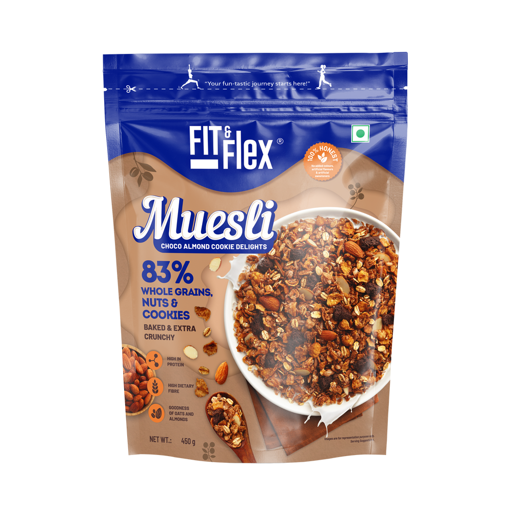 Choco Almond Cookie Delights Muesli