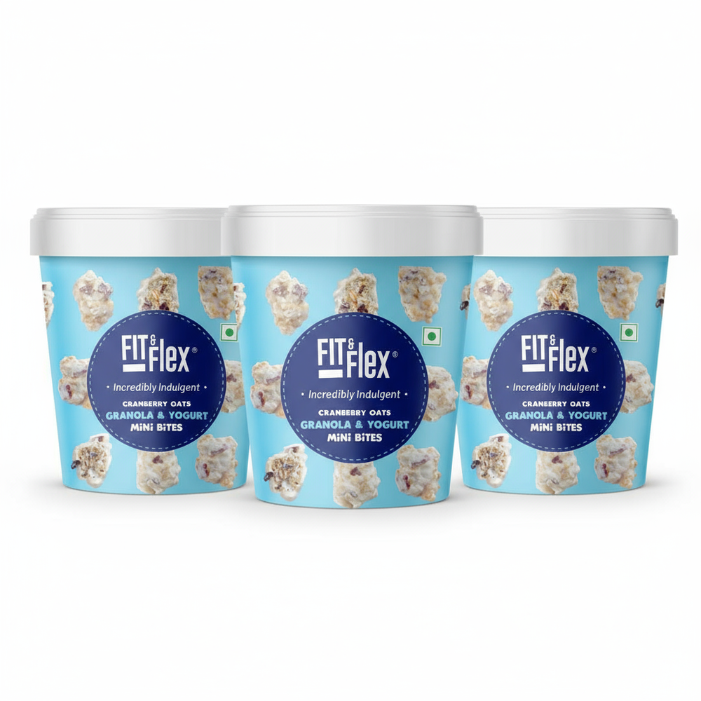 
                  
                    Cranberry Oats Granola & Yogurt Mini Bites (Pack of 3 - 70g each)
                  
                